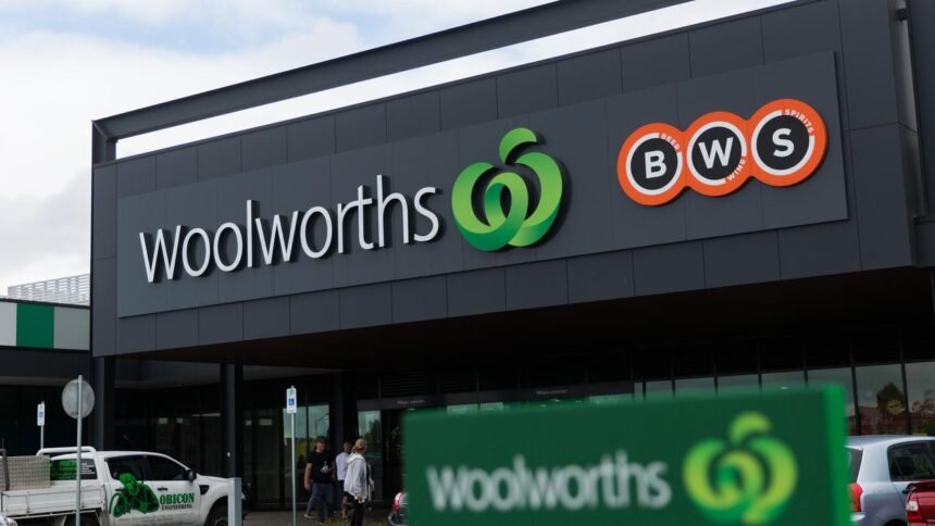 Woolworths Australia store front