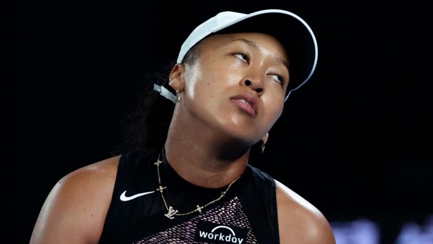 Naomi Osaka famous tennis player with a look of annoyance