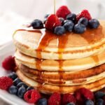 Pancakes with berries