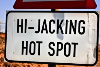 hi-jacking warning sign