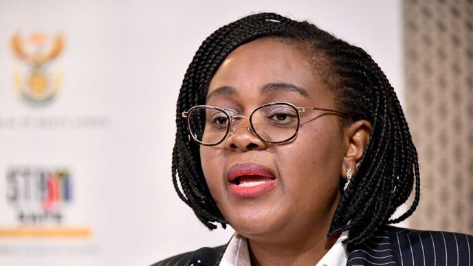 Justice and Constitutional Development Minister Mmamoloko Kubayi.